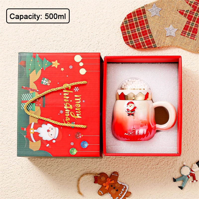 Christmas Ceramic Mug – Holiday Character Edition