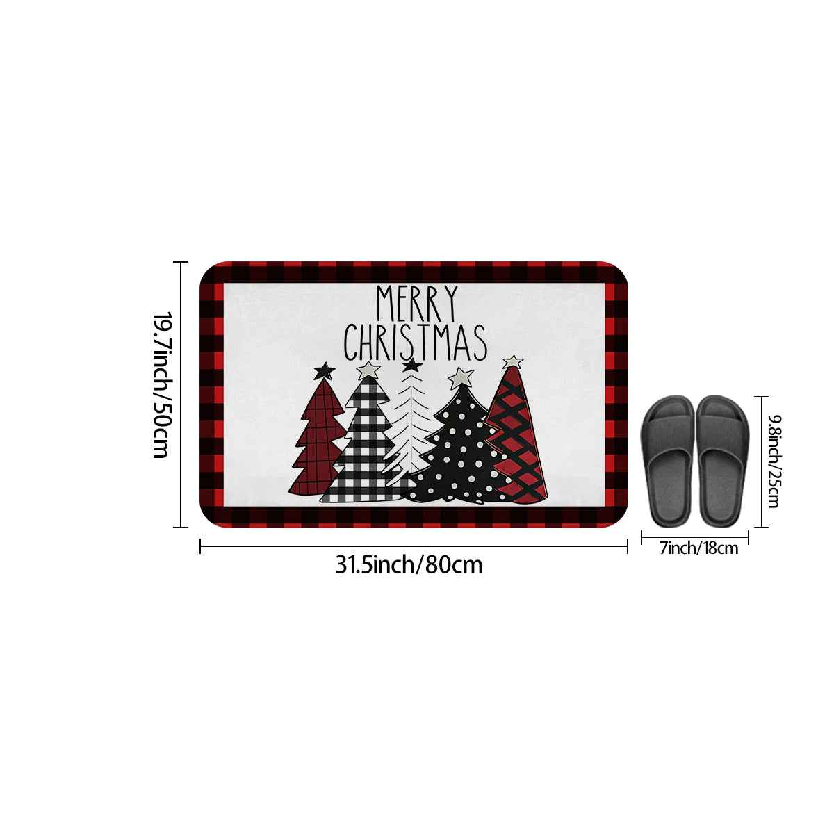 Kitchen Floor Mat – Star & Tree Edition