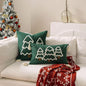 Christmas Tree Cushion Cover – Festive Canvas Edition