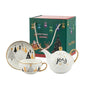 Gold Plated Christmas Tea Set – Holiday Elegance Edition