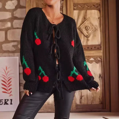 Cárdigan de punto Autumn Bloom — Edición rosa suave | Seasons Co.