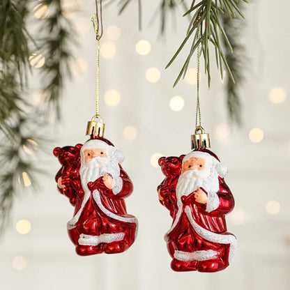 Christmas Tree Ornaments – Santa Hanging Edition (Set of 2)