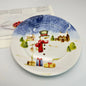 Creative Christmas Dinner Plate Set – Festive Breakfast Edition