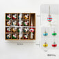 Glass Christmas Ornaments Set – Gingerbread & Tree Edition