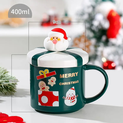 Christmas Ceramic Mug – Holiday Character Edition