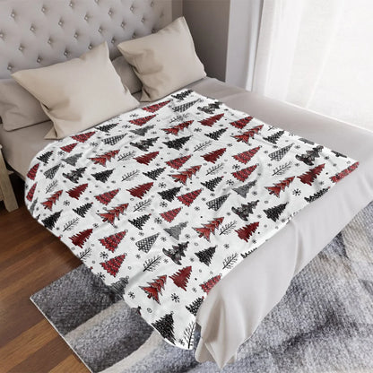 Christmas Flannel Blanket – Tree Edition