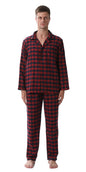 Men’s Flannel Pajama Set – Classic Plaid Edition