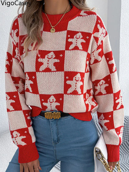 Jersey de punto a cuadros — Edición confort invernal | Seasons Co.