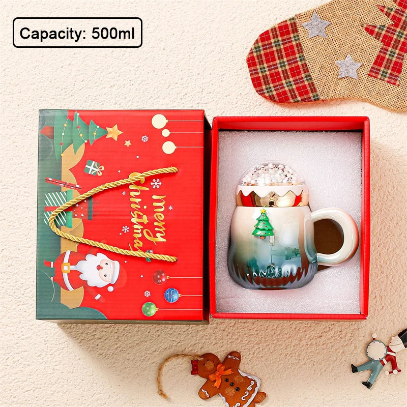 Christmas Ceramic Mug – Holiday Character Edition
