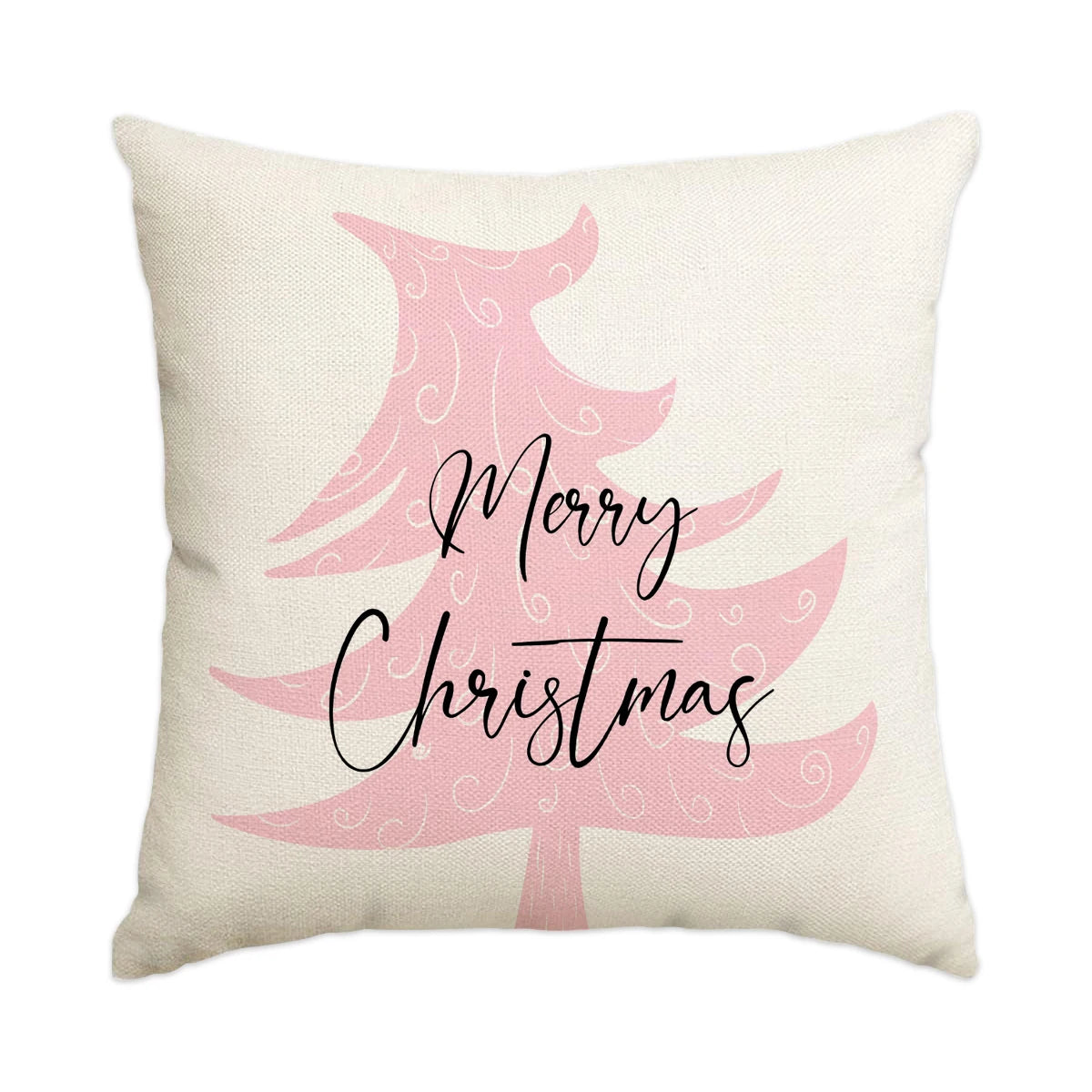 Christmas Pillow Covers – Tree, Snowman & Snowflake Edition (1 / 4 pcs)