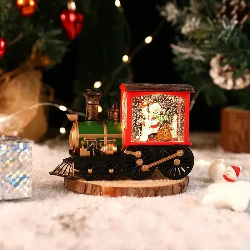 Magic LED Christmas Train — Santa & Snow Globe Lantern | Seasons Co.