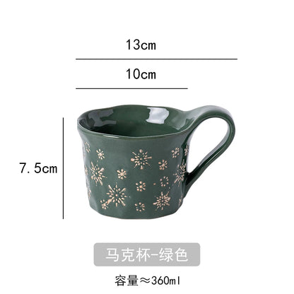 Exquisite Christmas Ceramic Tableware Set – Holiday Dining Edition