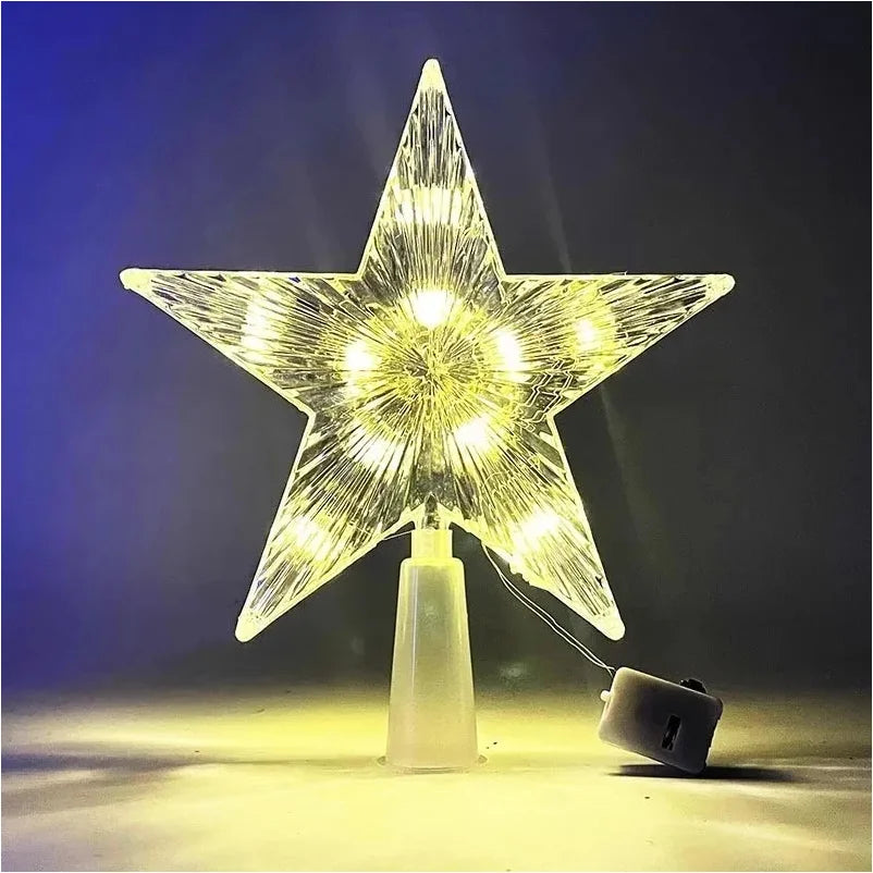 Starlight Glow LED Christmas Topper — Warm White Edition | Seasons Co.