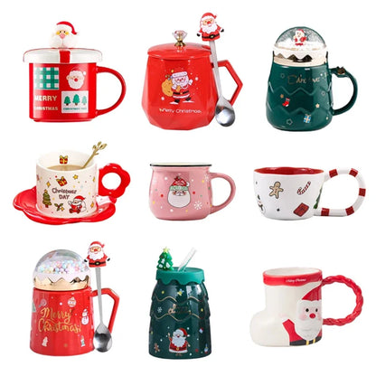 Christmas Ceramic Mug – Holiday Character Edition