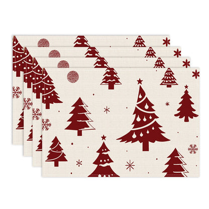 Christmas Placemats – Snowflake & Reindeer Edition (Set of 1 / 4 / 6)