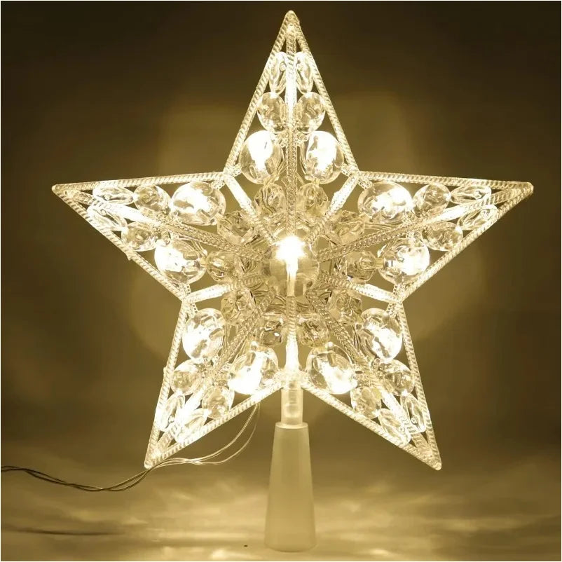 Starlight Glow LED Christmas Topper — Warm White Edition | Seasons Co.
