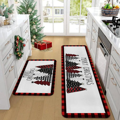 Kitchen Floor Mat – Star & Tree Edition
