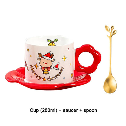 Christmas Ceramic Mug – Holiday Character Edition