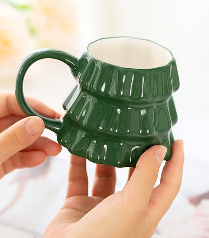 Christmas Tree Porcelain Mug