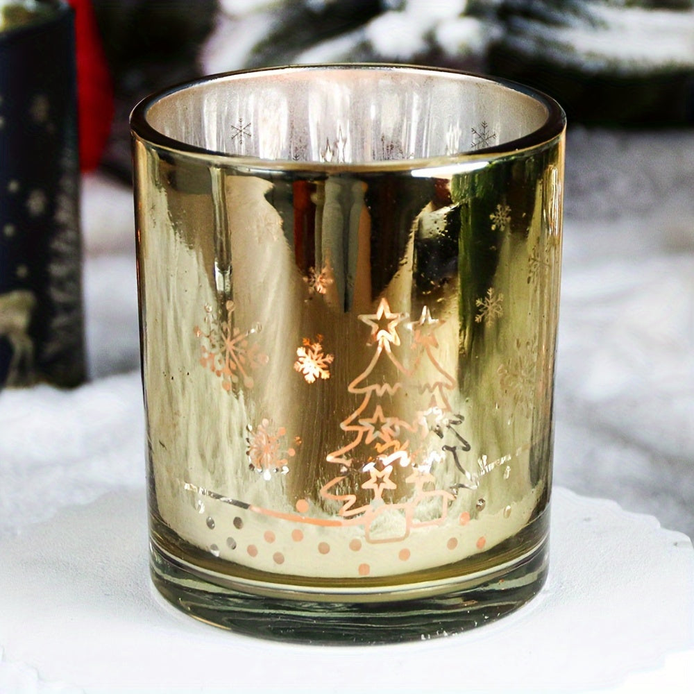 Golden Reindeer Candle Jar — Festive Glass Edition (10oz) | Seasons Co.