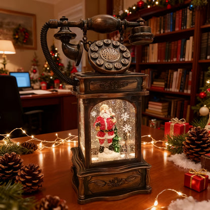 Vintage Christmas Phone – Snowman & Snowflake Edition | Seasons Co.