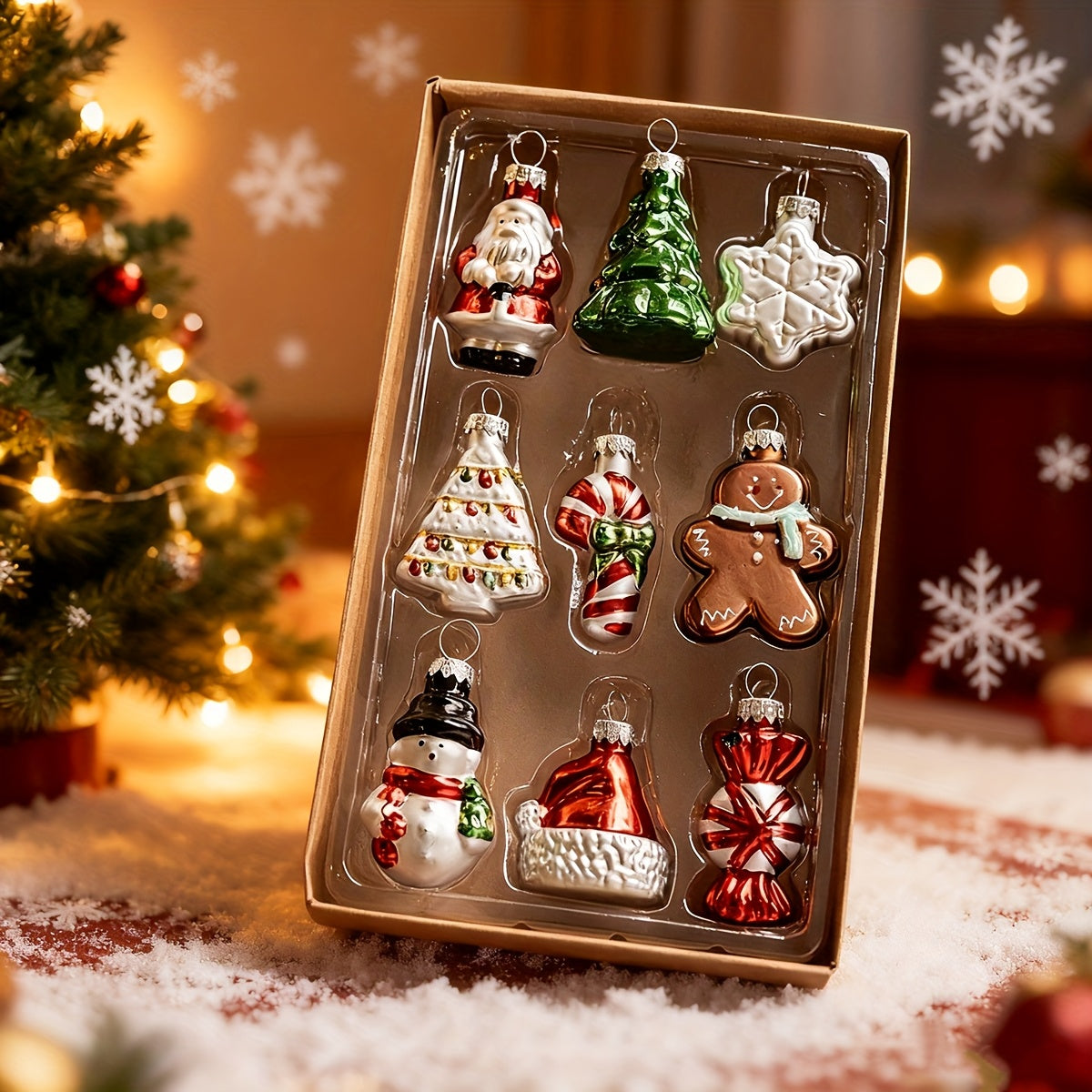 Holiday Ornament Set — Classic Christmas Icons (9 pcs) | Seasons Co.