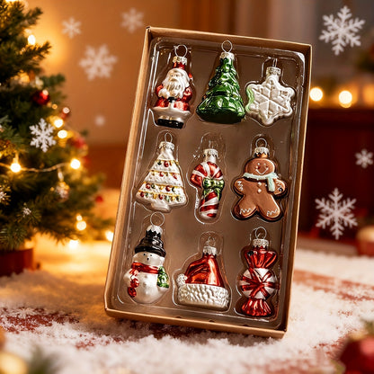 Holiday Ornament Set — Classic Christmas Icons (9 pcs) | Seasons Co.