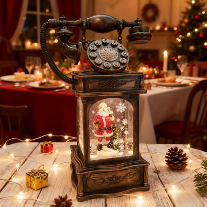 Vintage Christmas Phone – Snowman & Snowflake Edition | Seasons Co.