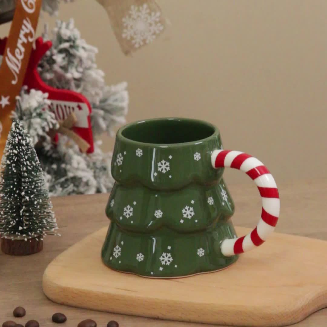 Christmas Tree Coffee Mug – Snowflake Edition | Seasons Co.