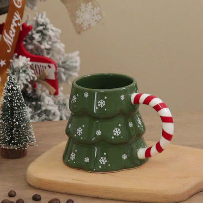 Christmas Tree Coffee Mug – Snowflake Edition | Seasons Co.