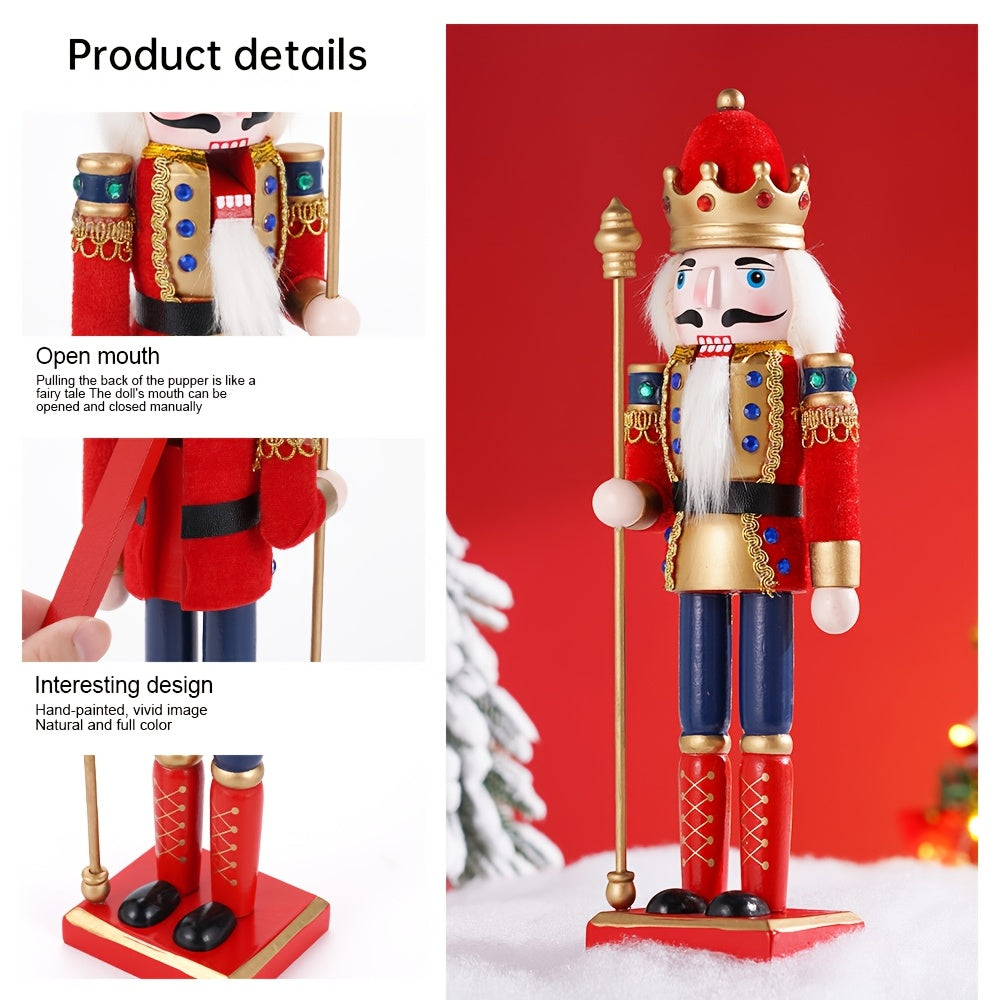 Set of 2 Wooden Nutcracker Soldiers – Horse & Soldier Edition | Seasons Co.