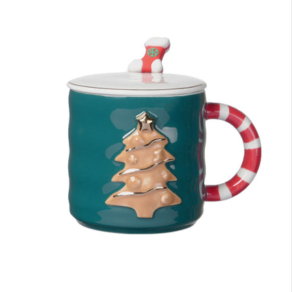 Festive Christmas Tree Ceramic Mug Set – Gift Box Edition | Seasons Co.