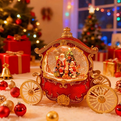 Royal Christmas Music Globe – Red Princess Car Edition | Seasons Co.