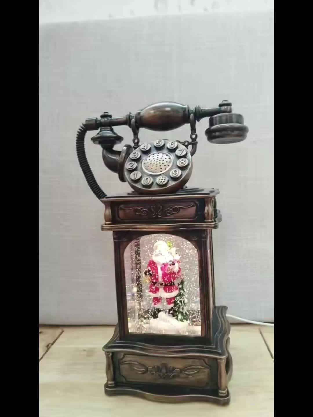 Vintage Christmas Phone – Snowman & Snowflake Edition | Seasons Co.