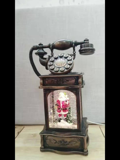 Vintage Christmas Phone – Snowman & Snowflake Edition | Seasons Co.