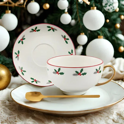 Gold Plated Christmas Tea Set – Holiday Elegance Edition