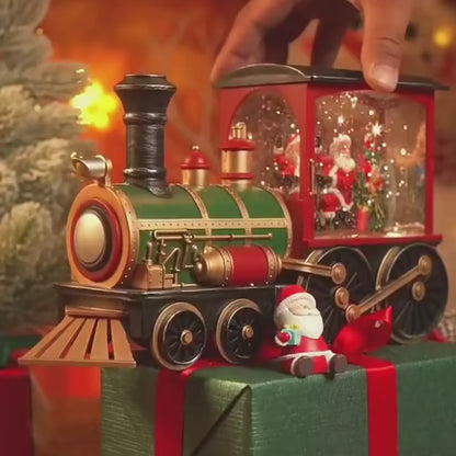 Magic LED Christmas Train — Santa & Snow Globe Lantern | Seasons Co.