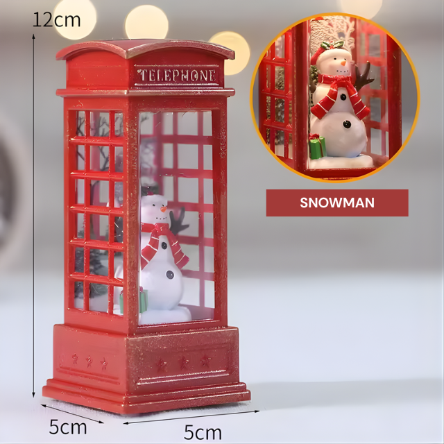 London Red Telephone Booth Snow Globe —  BUY 2 GET 1 FREE